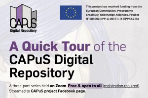 A Quick Tour of the CAPuS Digital Repository: a three-part Zoom event series