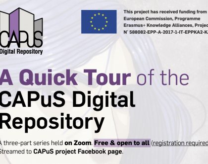 A Quick Tour of the CAPuS Digital Repository: a three-part Zoom event series